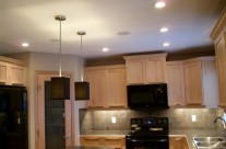 Kitchen pot lights and under cabinet lighting